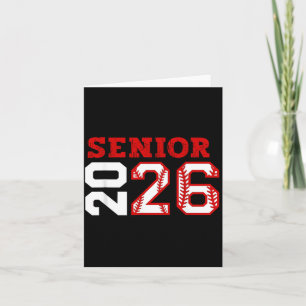 Senior night class of 2026 baseball seniors card