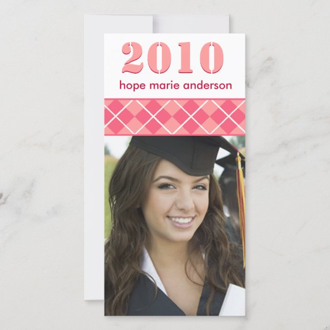 Senior Pictures - 2010 Graduation Photo Card (Front)
