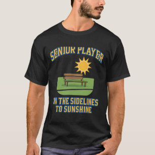 Senior Player Retirement Humour Soccer Graphic T-Shirt
