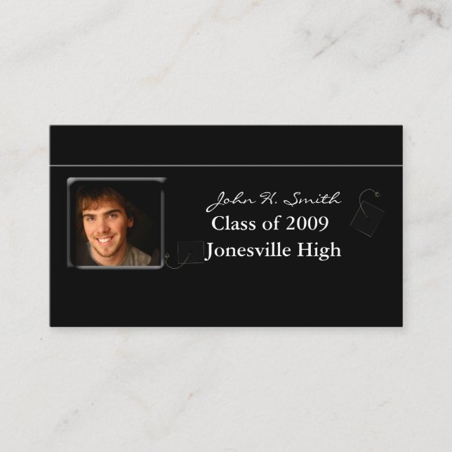 Senior Profile Card with your photos (Front)
