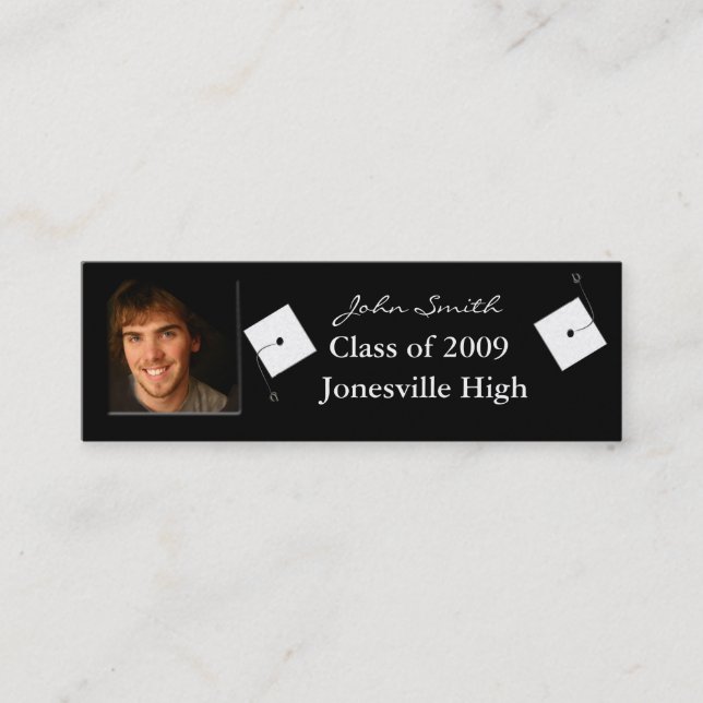 Senior Profile Card with your photos (Front)