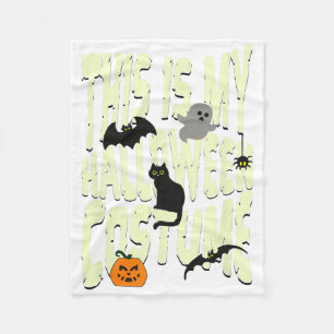 Senior Programmer Funny Halloween Party  Fleece Blanket