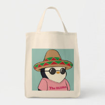 Senior Pudgy Penguin Grocery Tote