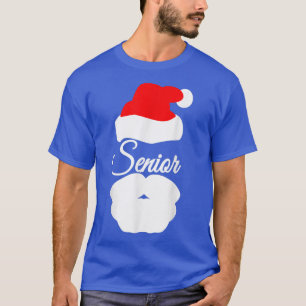 SENIOR SANTA CLAUS NICHOLAS COSTUME MEN DAD GRANDP T-Shirt