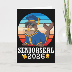 Senior Seal 2026 Cl Of School Graduation Day With Card