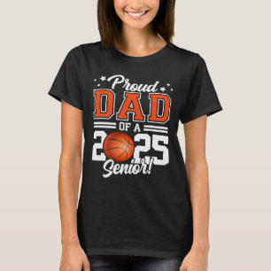 Senior Sketll Dad Cl Of 2025 Player Graduation Gra T-Shirt