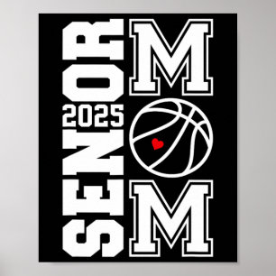 Senior Sketll Mom Cl Of 2025 Player Graduation Gra Poster
