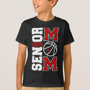 Senior Sketll Mom Cl Of 2025 Player Graduation Gra T-Shirt