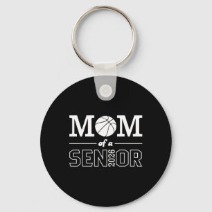 Senior Sketll Mom Cl Of 2026 Player Graduation Gra Keychain