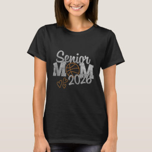Senior Sketll Mom Cl Of 2026 Player Graduation Gra T-Shirt