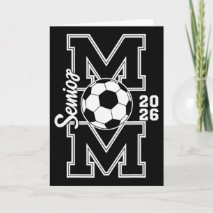 Senior Soccer Mom 2026 Graduation Women  Card
