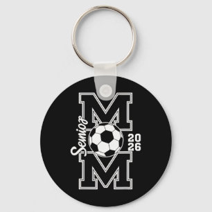 Senior Soccer Mom 2026 Graduation Women Keychain