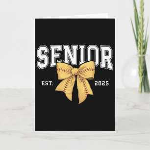 Senior Softll Cl Of 2025 Graduation Senior 2025  Card