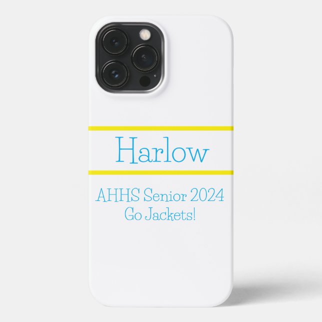 Senior spirit personalized phone case (Back)