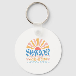 Senior Sunrise 2026 Boho Colourful High School Jen Keychain
