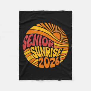 Senior Sunrise 2026 High School 12th Twelfth Grade Fleece Blanket