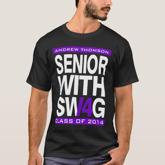 Senior Swag Class of 2014 Senior T-Shirt (Front)