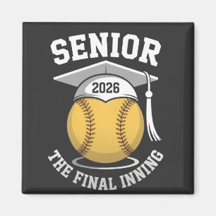 Senior The Final Inning 2026 Softball Graduation Magnet