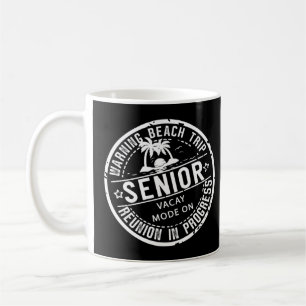 Senior Trip in Progress Palm Tree Beach 50th 60th Coffee Mug