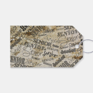 Senior Typography  Gift Tags