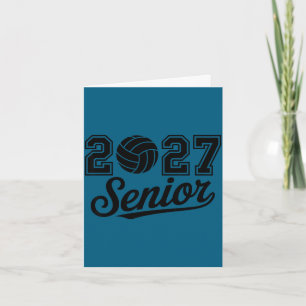 Senior volleyball class of 2027 crew volleyball card