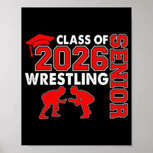 Senior wrestling mom 2026 senior mom class of 2026 poster