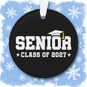 Senior Year Graduation School Pride Class of 2027 Ornament