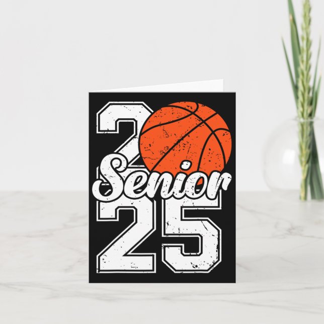 Seniors 25 Graduation Sketll Player Funny Cl Of 20 Card (Front)