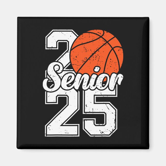 Seniors 25 Graduation Sketll Player Funny Cl Of 20 Magnet (Front)