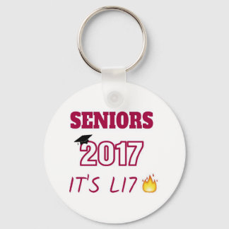 Seniors Class of 2017 - It's Lit Keychain