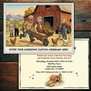 Seniors Day at the Farm Invitation
