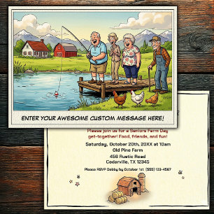 Seniors Day at the Farm Invitation