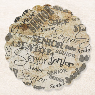 Seniors  paper coaster