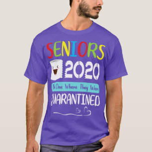 Seniors Toilet Paper Face 2020 The One Where They T-Shirt