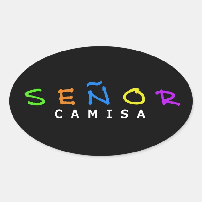 Señor Camisa Sticker (Front)