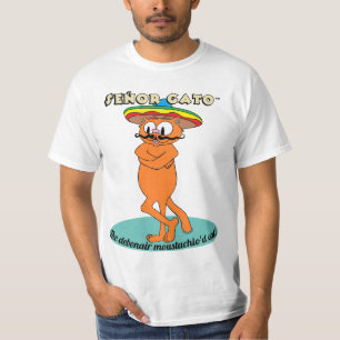Señor Gato™ The Debonair Moustachio'd Cat! T-Shirt
