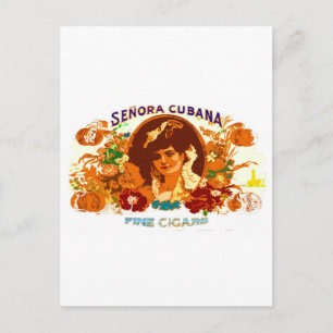 SENORA CUBANA POSTCARD