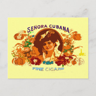 SENORA CUBANA POSTCARD
