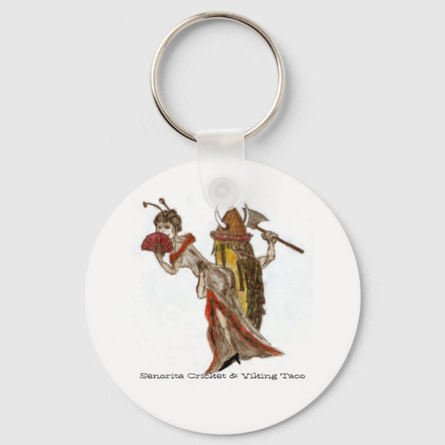 Senorita Cricket & V... Keychain (Front)