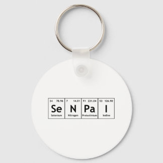 SeNPaI Periodic Table Element Word Chemistry Atoms Keychain