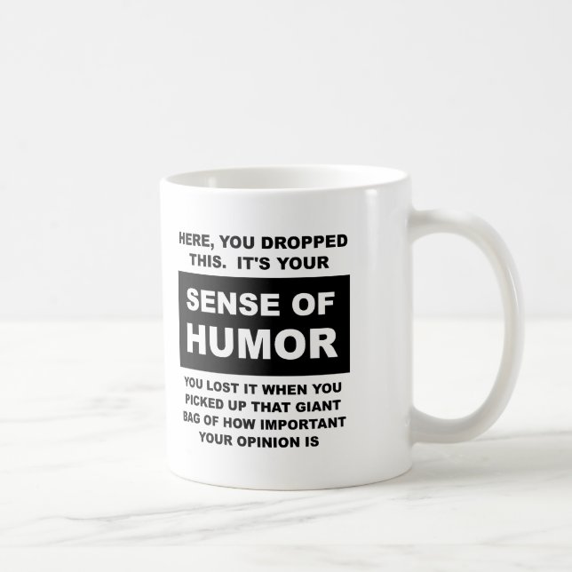 Sens de l'humour la tasse drôle (Droite)