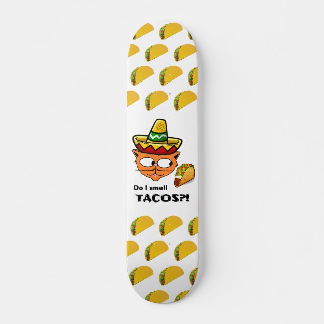 Sens-Je Les Tacos ? ! Skateboard Senor Gato (Devant)