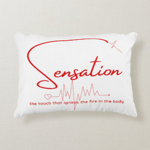 Sensation Pulse Heartline Accent Pillow