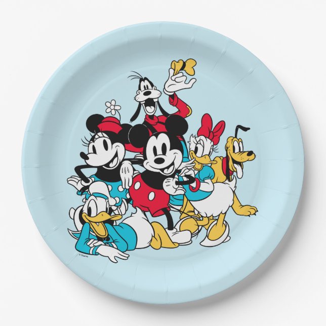 Sensational 6 | A Classic Group Shot Paper Plate (Front)