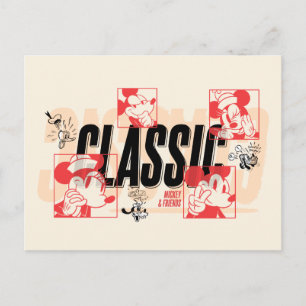 Sensational 6   Classic Mickey & Friends Postcard