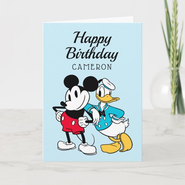 Sensational 6  | Mickey Mouse & Donald Duck Card (Front)