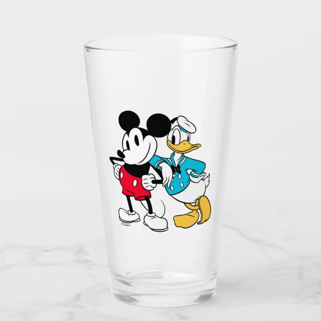 Sensational 6  | Mickey Mouse & Donald Duck Glass (Front)
