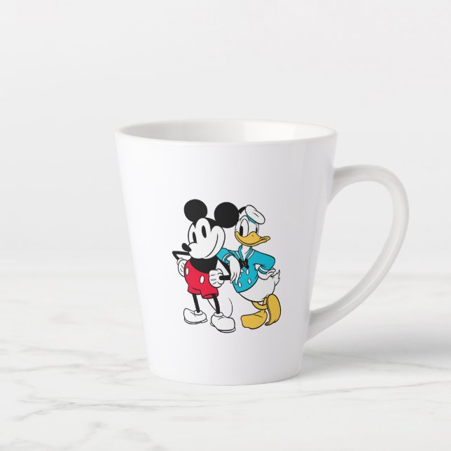 Sensational 6  | Mickey Mouse & Donald Duck Latte Mug (Right)