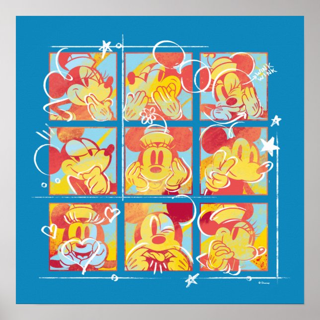 Sensational 6 | Mickey Mouse & Minnie Mouse Poster (Front)