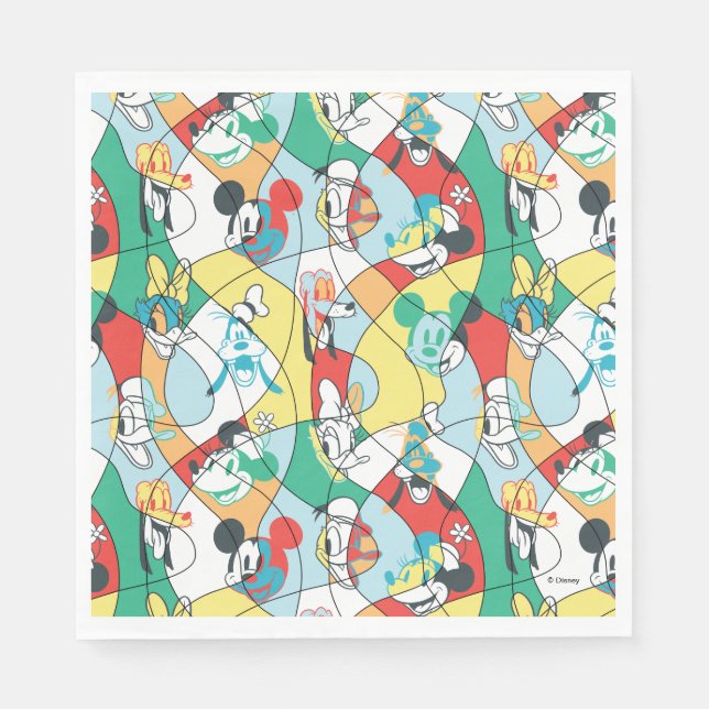 Sensational 6  | Modern Art Pattern Napkin (Front)